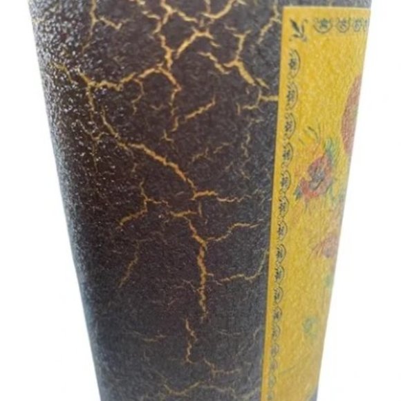 Set of 4 Modern Masters Jim Beam Crackled glass collection - Picture 3 of 7